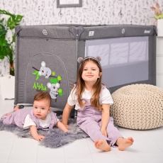 Манеж Lorelli NOEMI 2 Layers Grey KOALAS